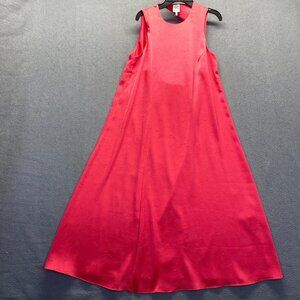 Baum Und Pferdgarten Amami Satin Midi Dress Coral Size EU 34 US 2